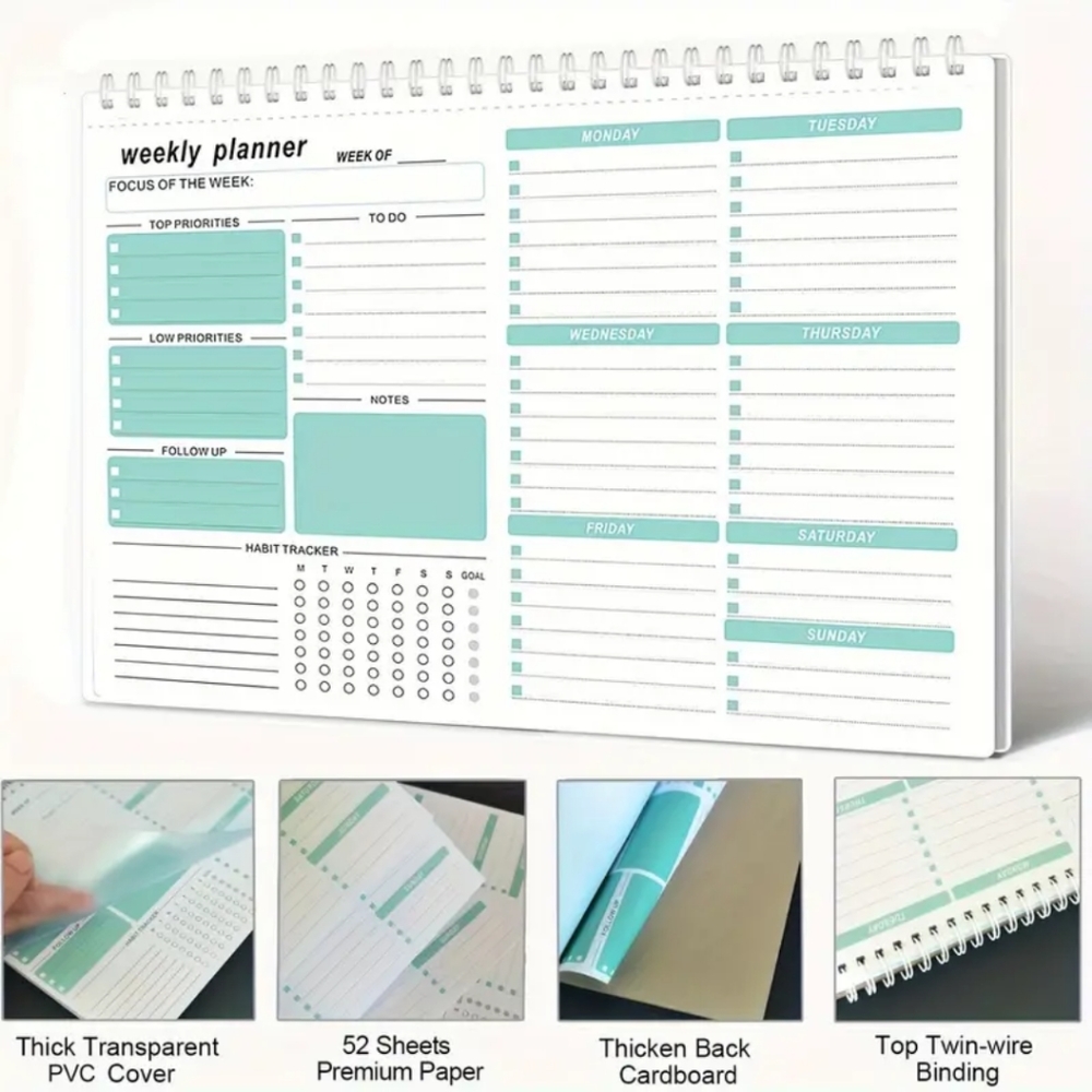 Weekly Goals Schedule Planner